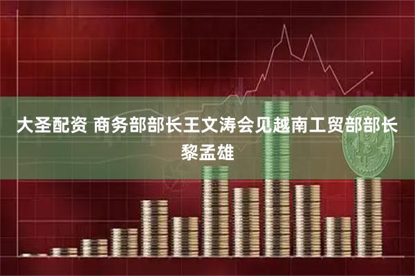 大圣配资 商务部部长王文涛会见越南工贸部部长黎孟雄